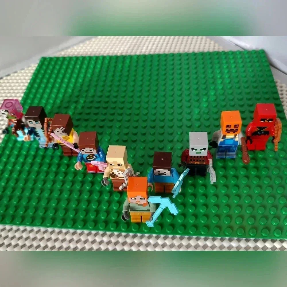 Custom Minecraft Minifigures Set of 10
